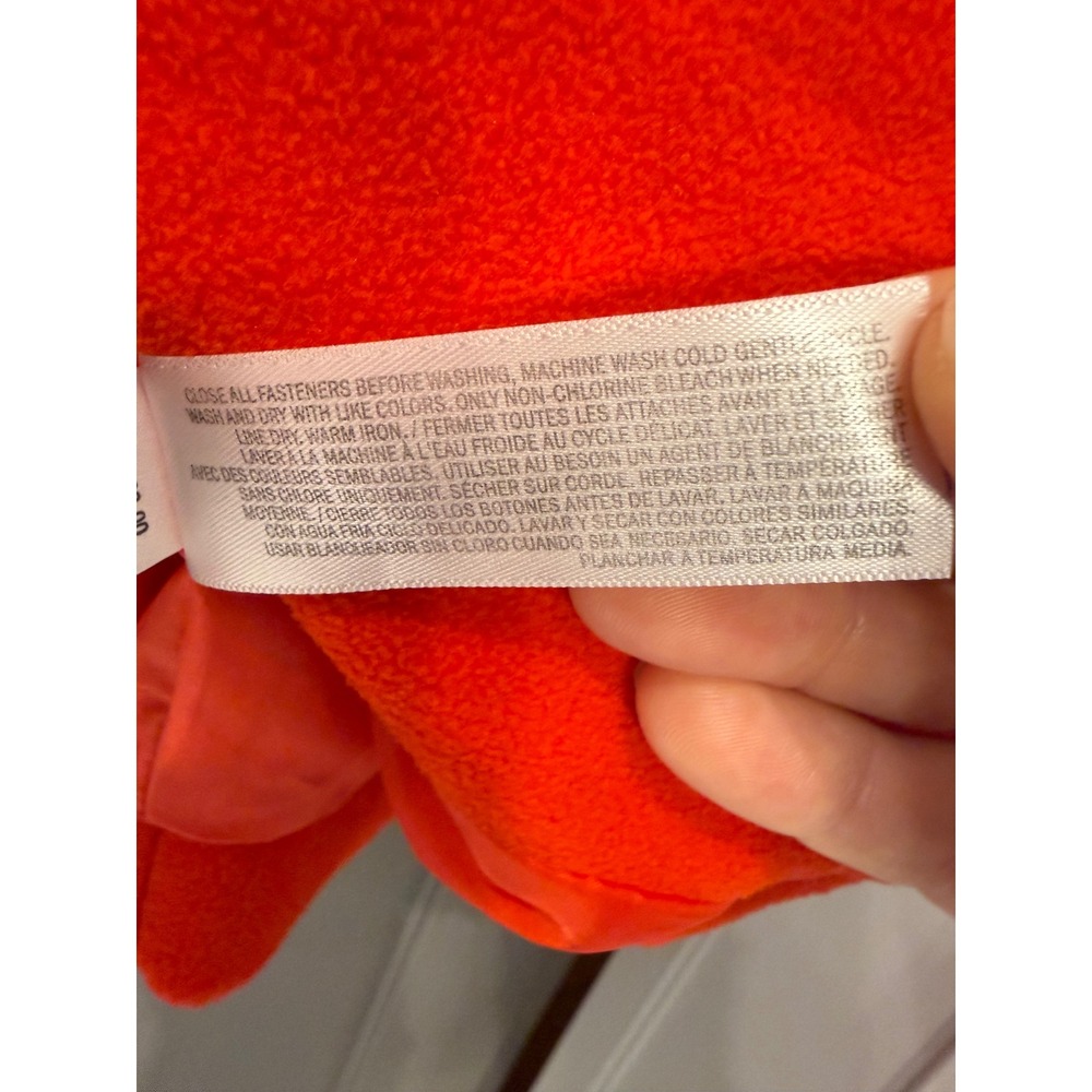 Old Navy Womens Red Fleece‎ Double Breasted Pea Coat Jacket Size M - Picture 7 of 13